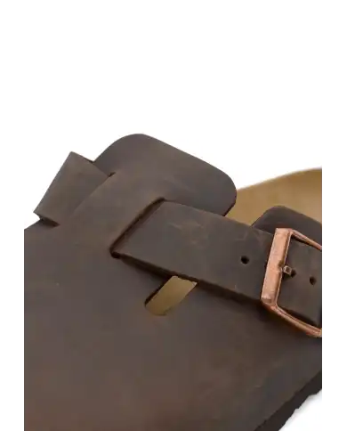 BIRKENSTOCK SABOT BOSTON MARRONE