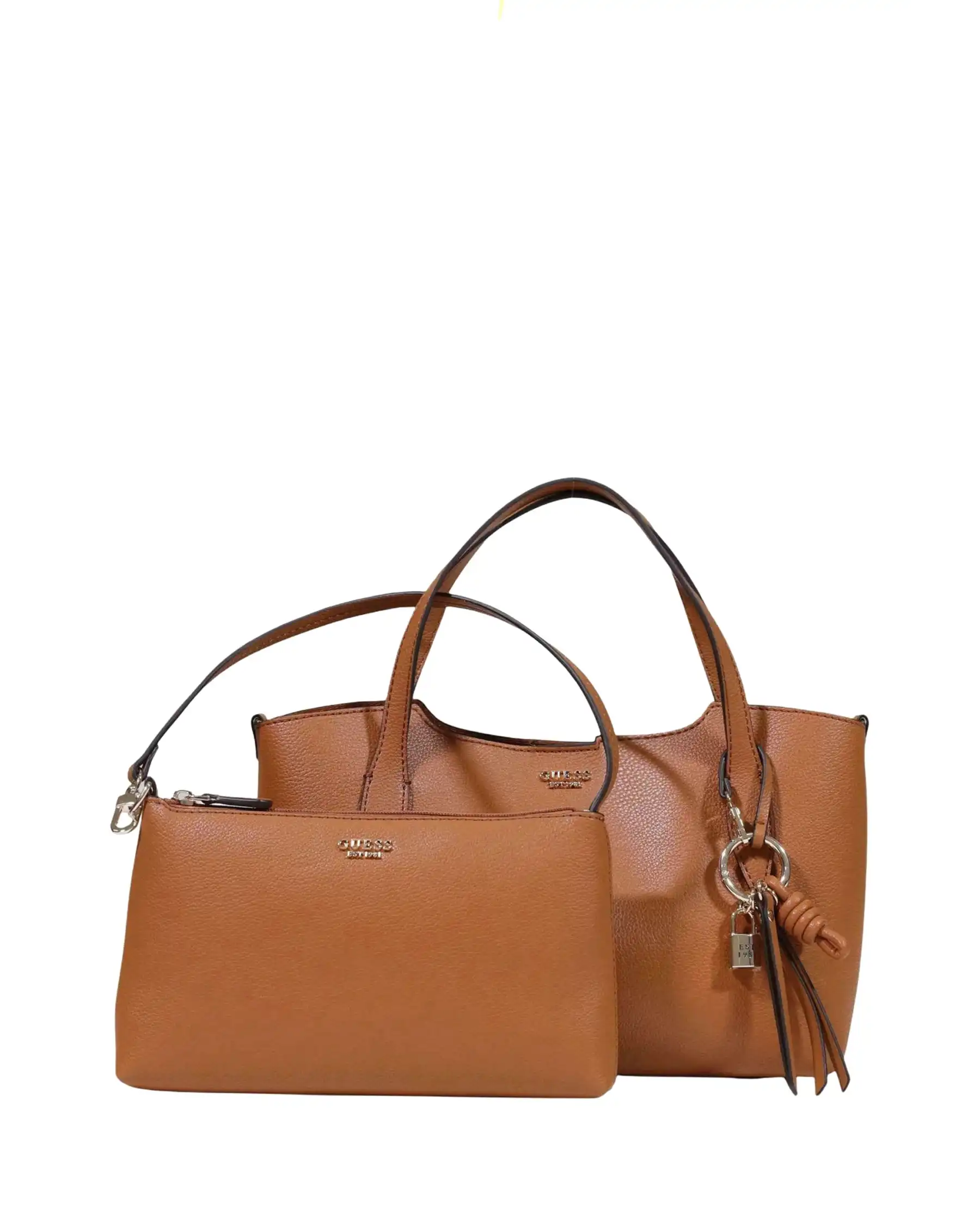 GUESS BORSA MELODY 2 IN 1 CUOIO