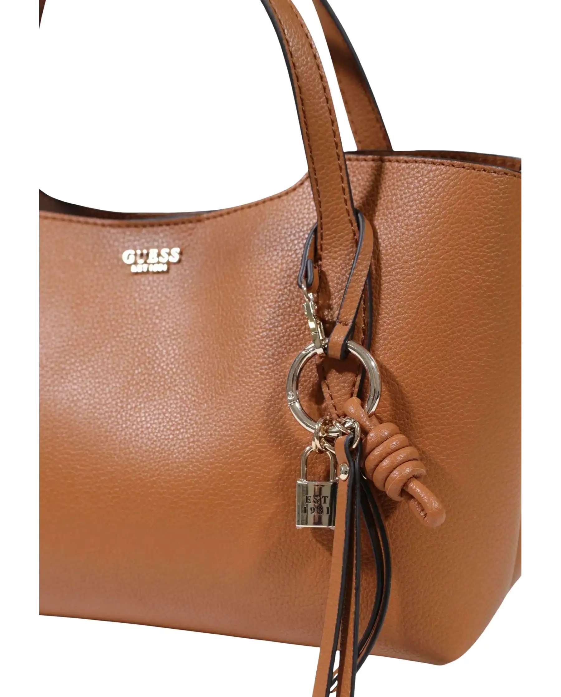 GUESS BORSA MELODY 2 IN 1 CUOIO