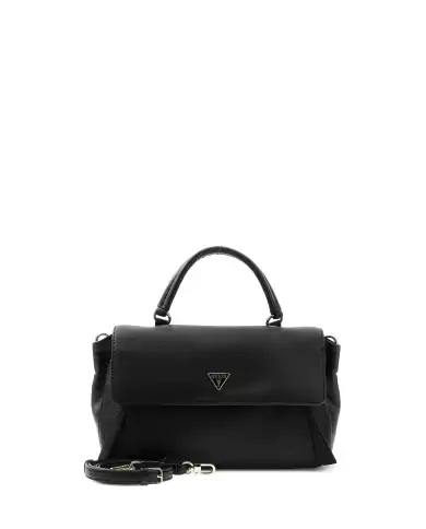 GUESS BORSA DEVON TOP HANDLE FLAP BLACK