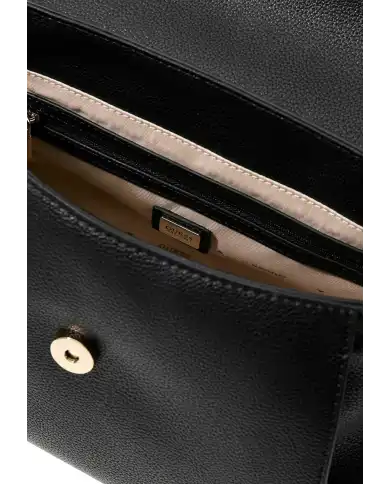 GUESS BORSA DEVON TOP HANDLE FLAP BLACK