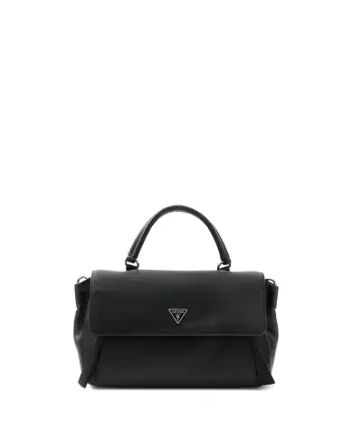GUESS BORSA DEVON TOP HANDLE FLAP BLACK