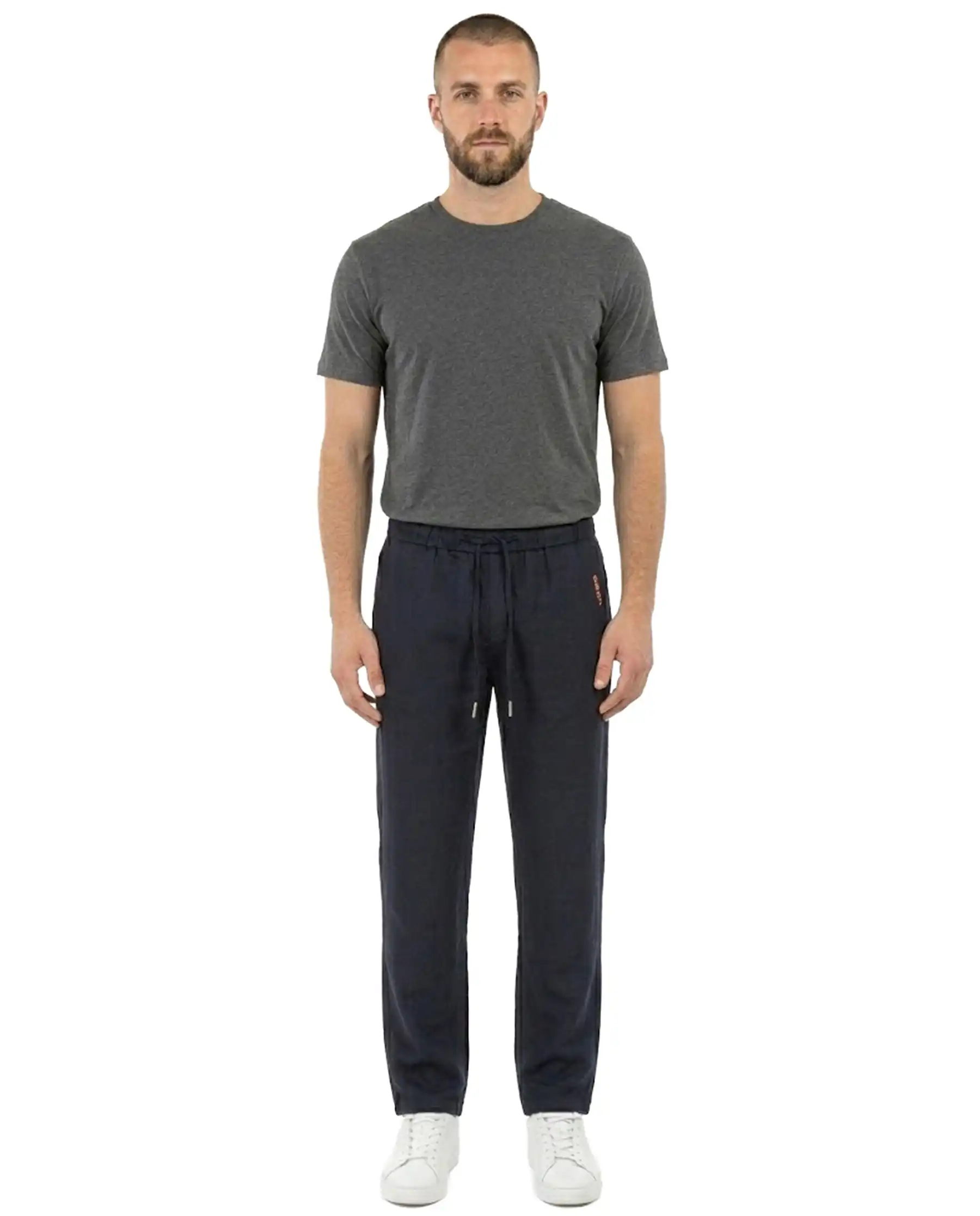 SUN 68 PANTALONI BEACH BLU