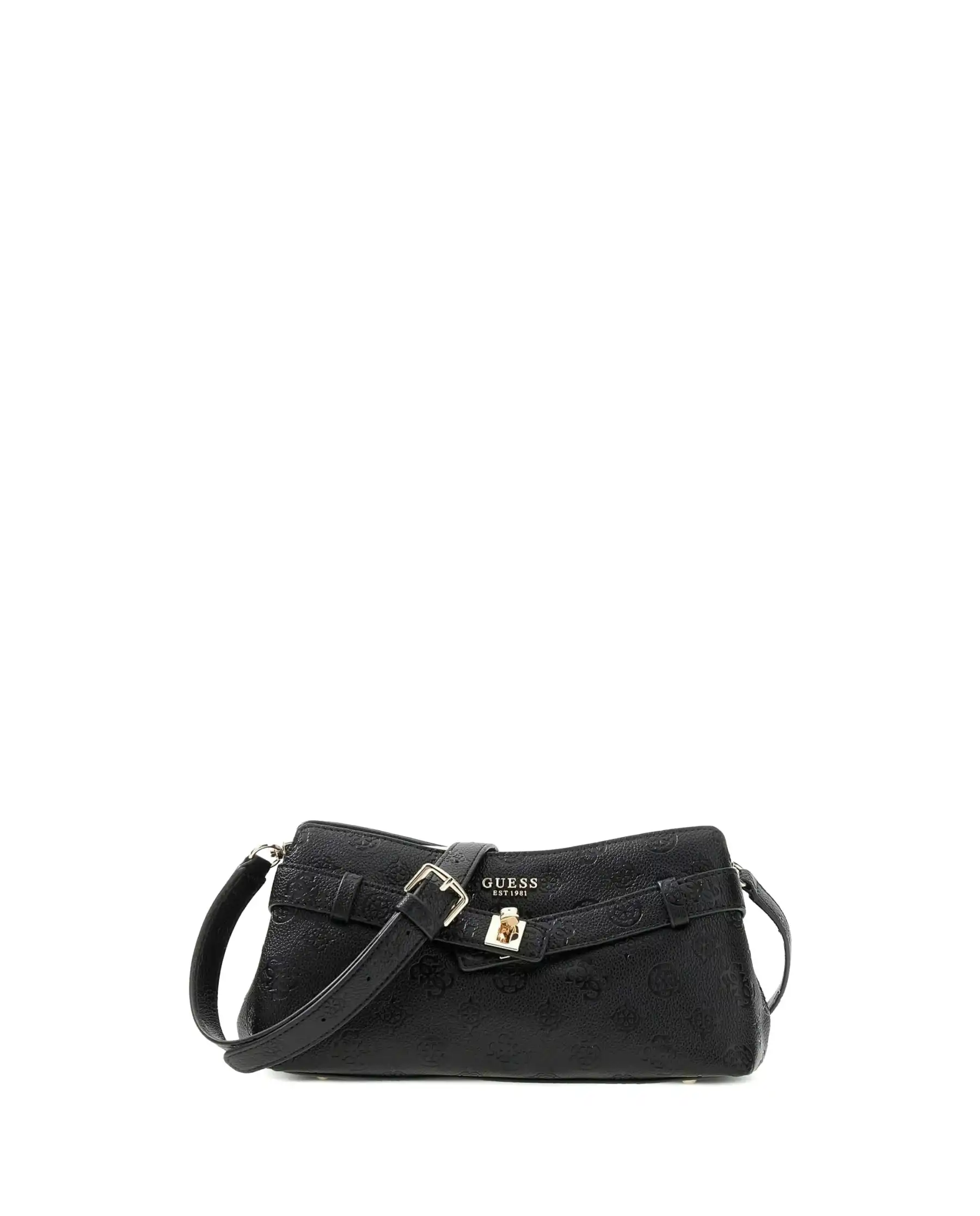 GUESS BORSA ELLA LOGO GIRLFRIEND CROSSBODY NERO