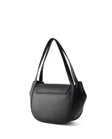GUESS BORSA COLEEN FLAP SHOULDER NERO
