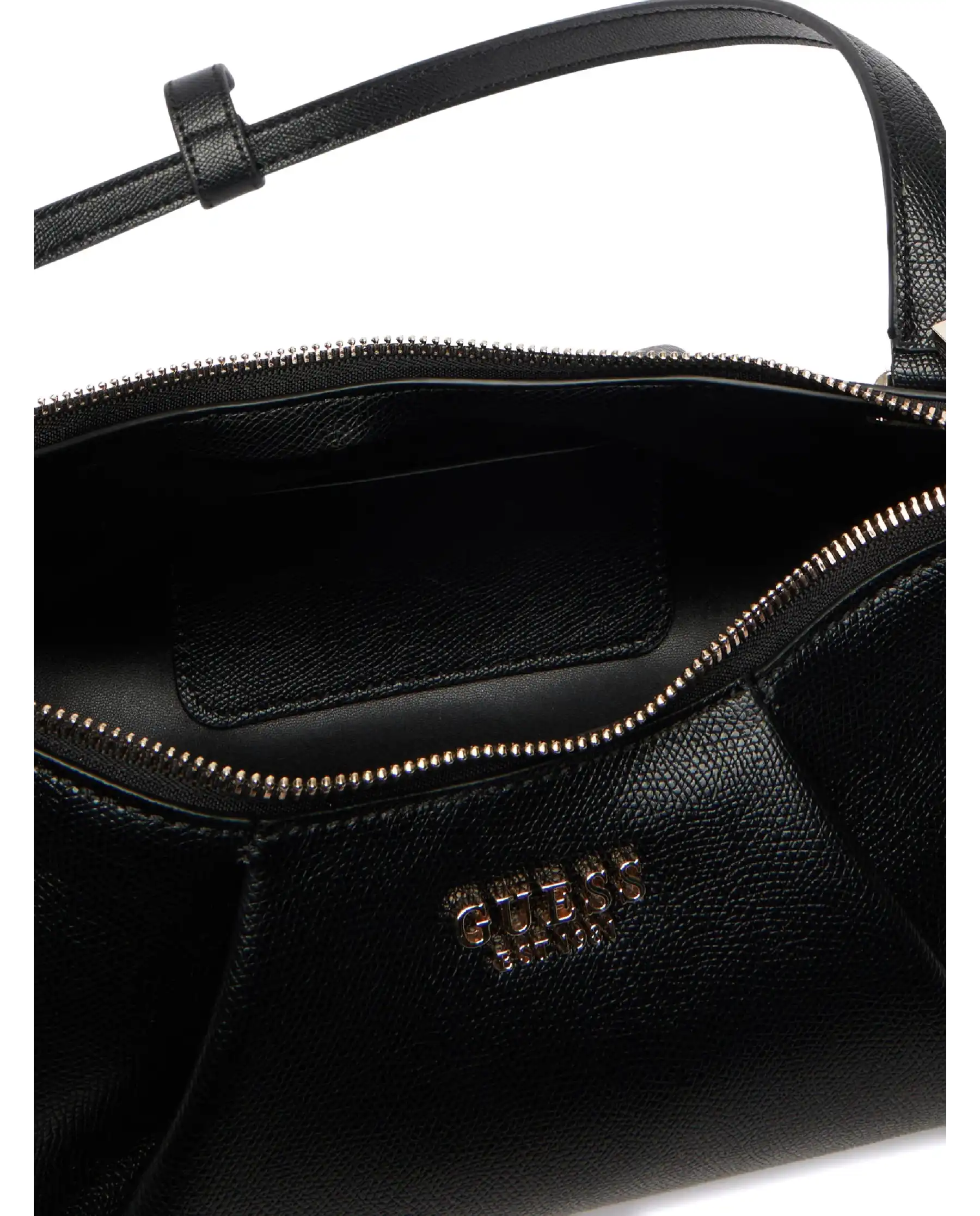 GUESS BORSA AMORETTE SHOULDER NERO