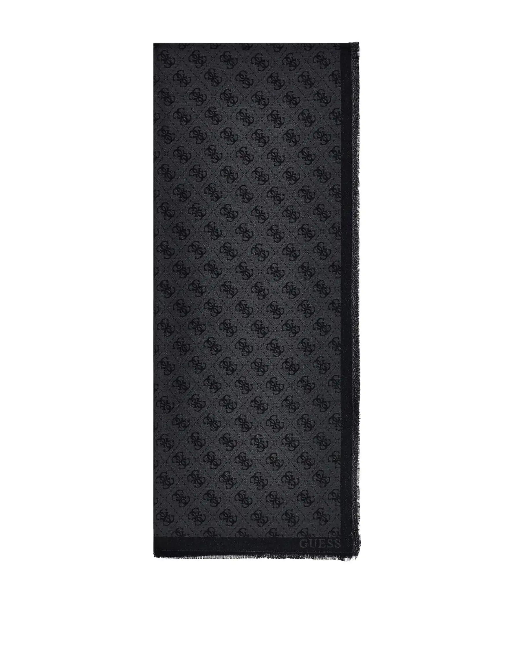 GUESS STOLA JACQUARD NERO