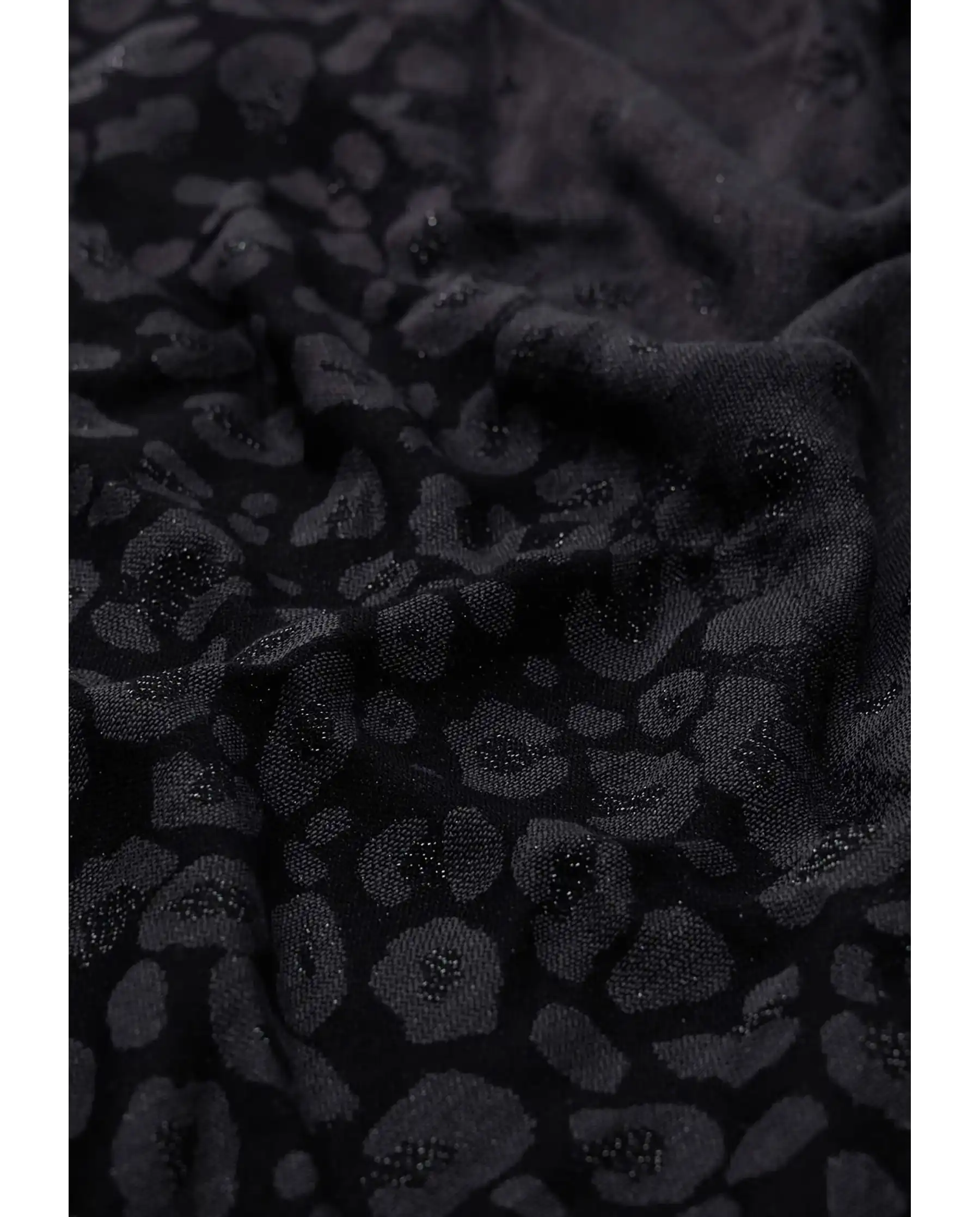 GUESS STOLA JACQUARD NERO