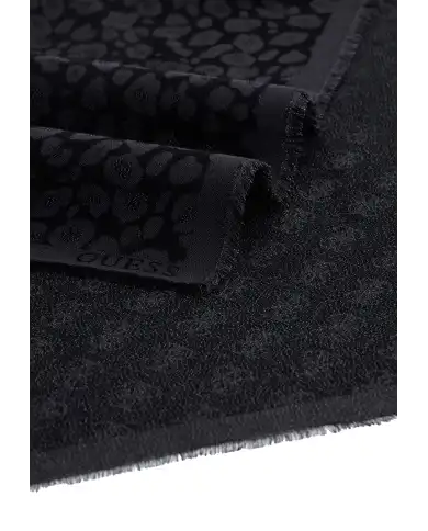 GUESS STOLA JACQUARD NERO