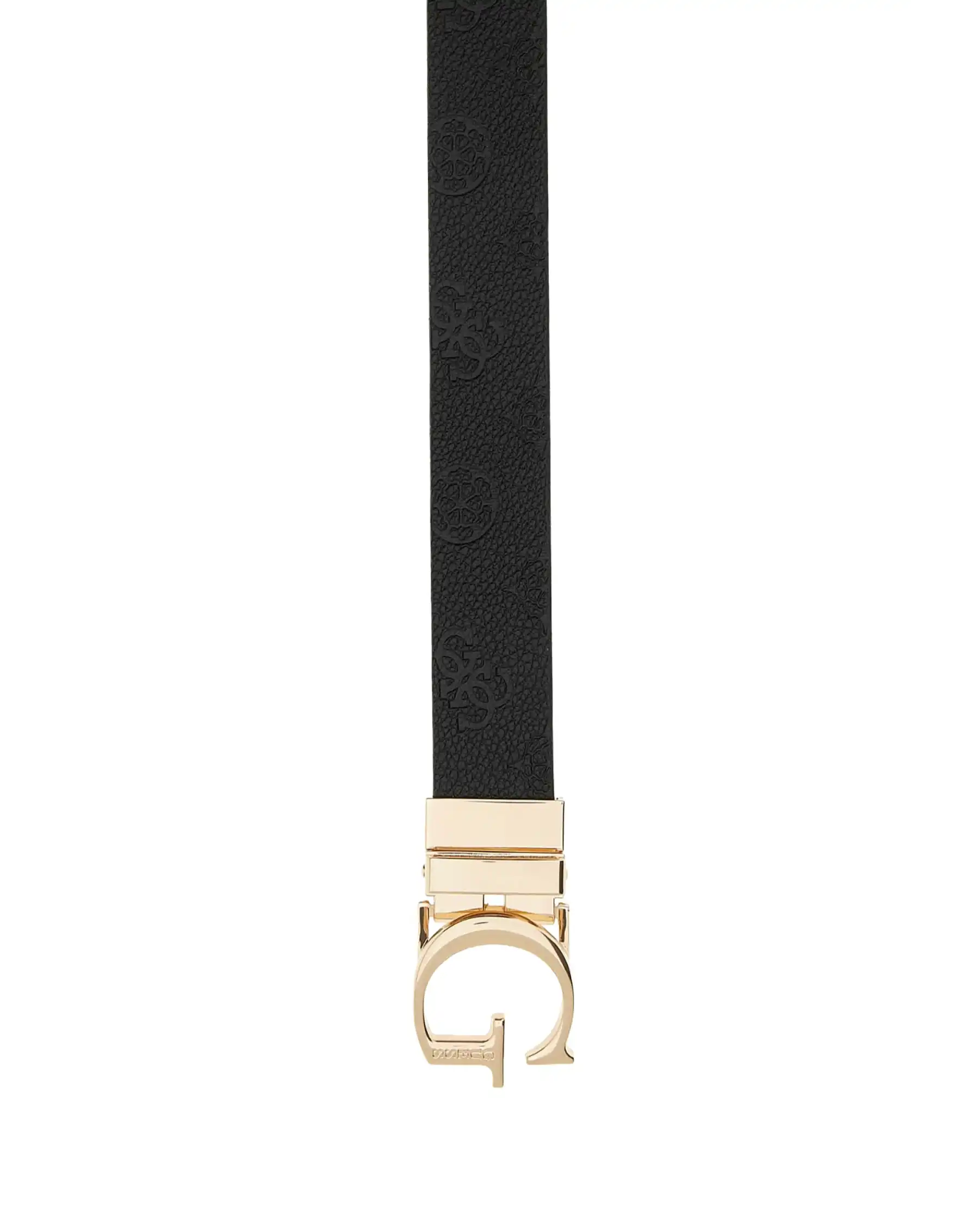 GUESS CINTURA REVERSIBILE ELLA LOGO NERO