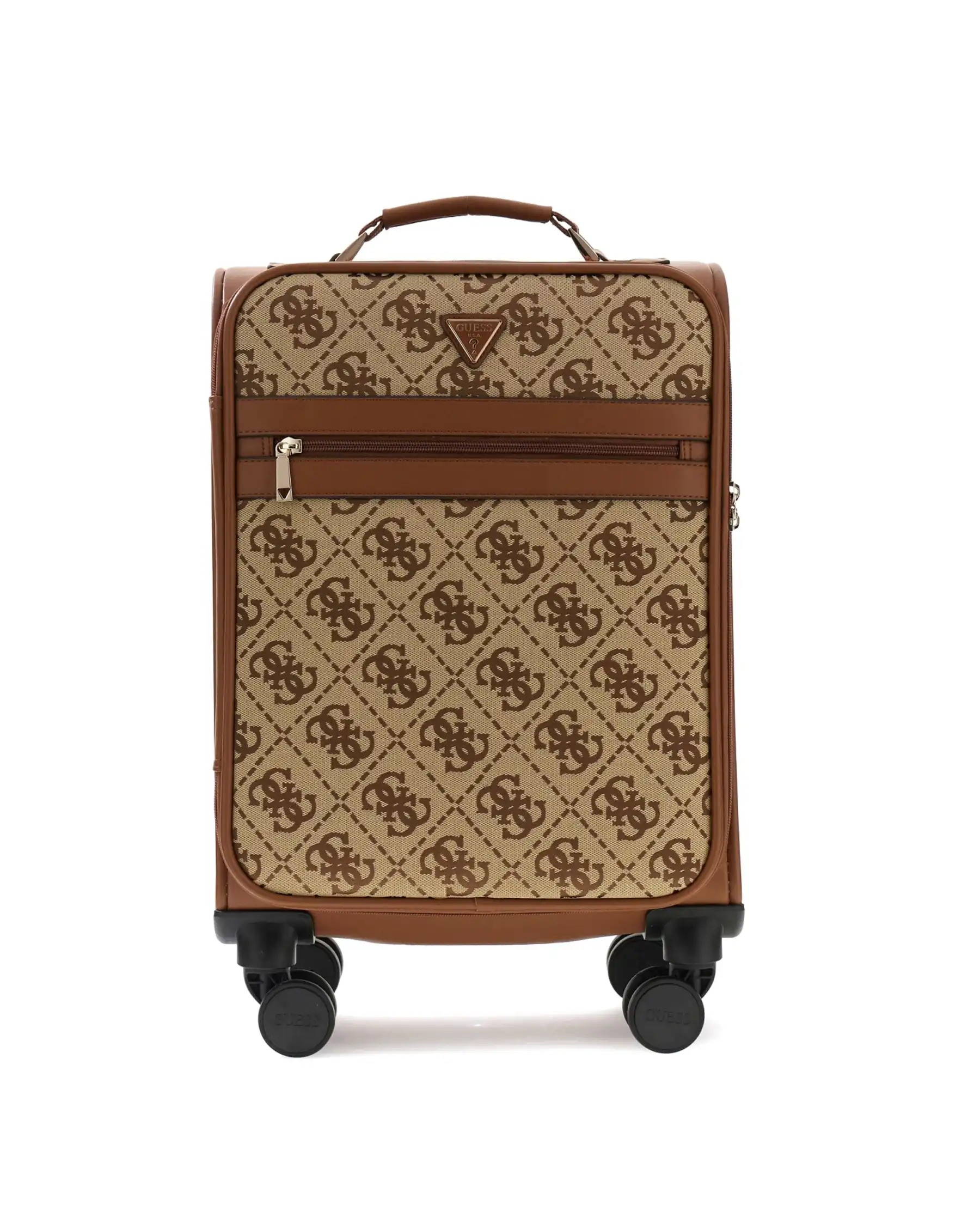 GUESS VALIGIA AUDREY LOGO WHEELER COGNAC
