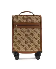 GUESS VALIGIA AUDREY LOGO WHEELER COGNAC