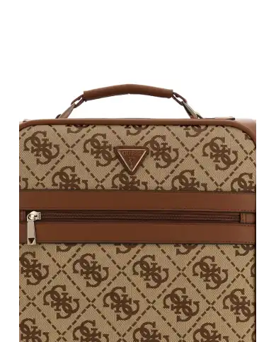GUESS VALIGIA AUDREY LOGO WHEELER COGNAC