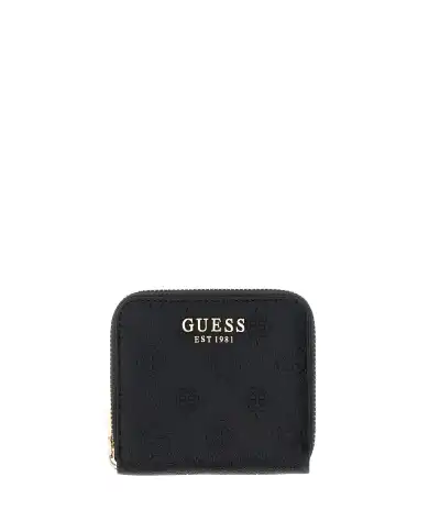 GUESS PORTAFOGLIO ELLA LOGO SLG NERO