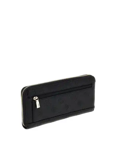 GUESS PORTAFOGLIO ELLA LOGO SLG NERO