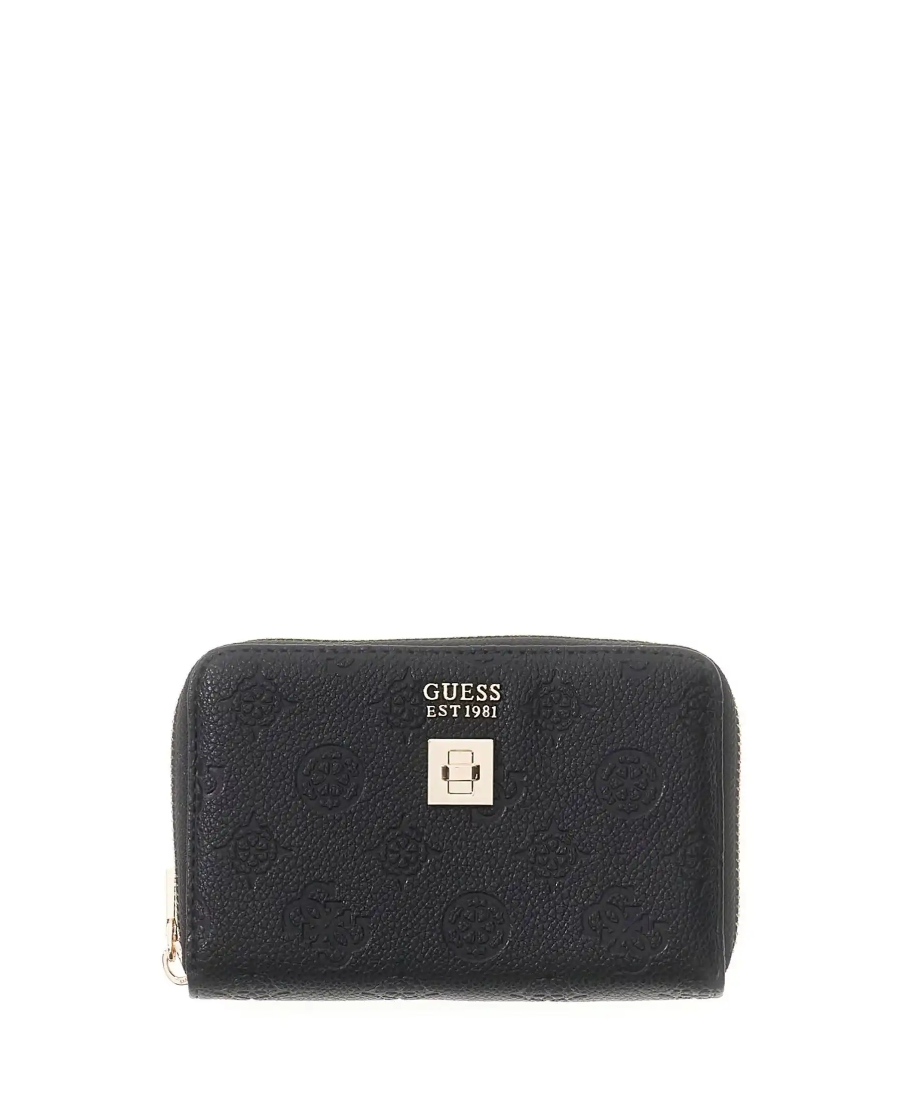 GUESS PORTAFOGLIO ELLA LOGO SLG NERO