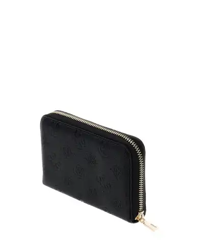 GUESS PORTAFOGLIO ELLA LOGO SLG NERO