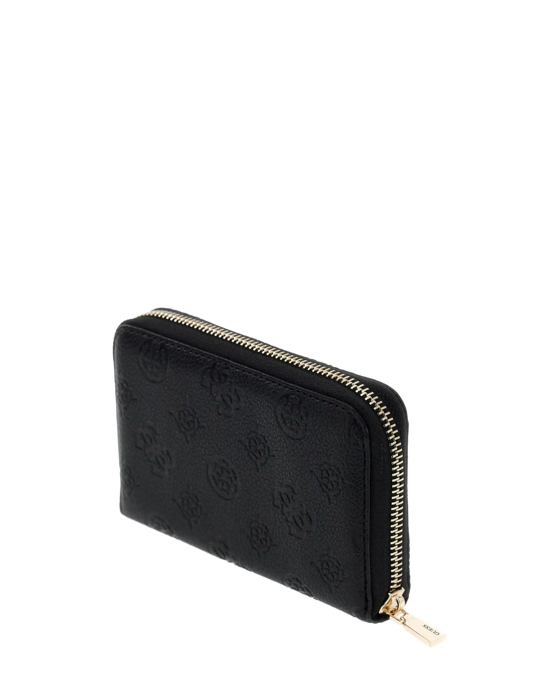 GUESS PORTAFOGLIO ELLA LOGO SLG NERO