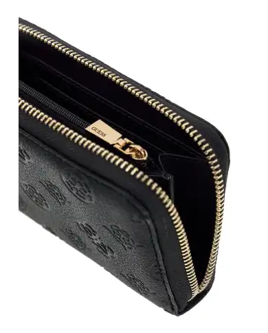 GUESS PORTAFOGLIO ELLA LOGO SLG NERO