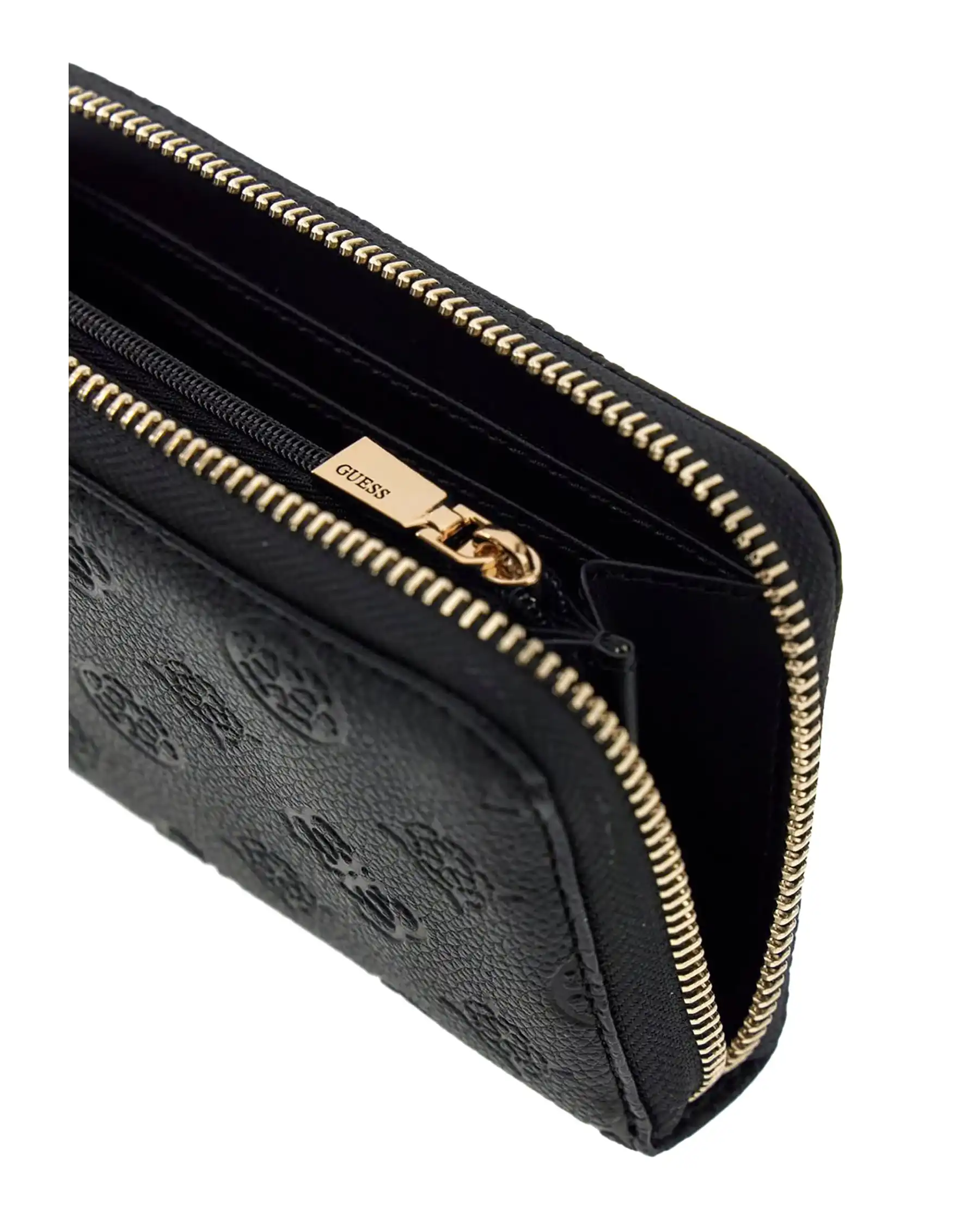 GUESS PORTAFOGLIO ELLA LOGO SLG NERO