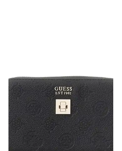 GUESS PORTAFOGLIO ELLA LOGO SLG NERO