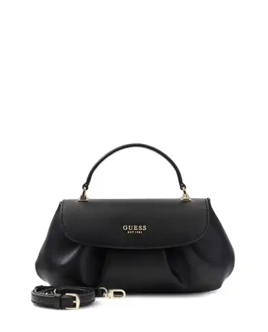 GUESS BORSA AMORETTE TOP HANDLE FLAP NERO