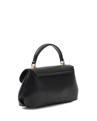 GUESS BORSA AMORETTE TOP HANDLE FLAP NERO