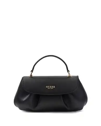 GUESS BORSA AMORETTE TOP HANDLE FLAP NERO
