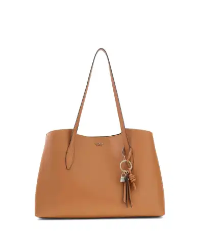 GUESS BORSA MELODY 2 IN 1 TOTE CUOIO