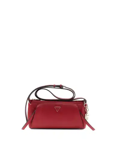 GUESS BORSA DEVON MINI CROSSBODY BORDEAUX