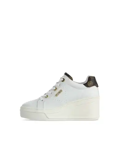 GUESS SNEAKERS ALTE ROAZY BIANCO
