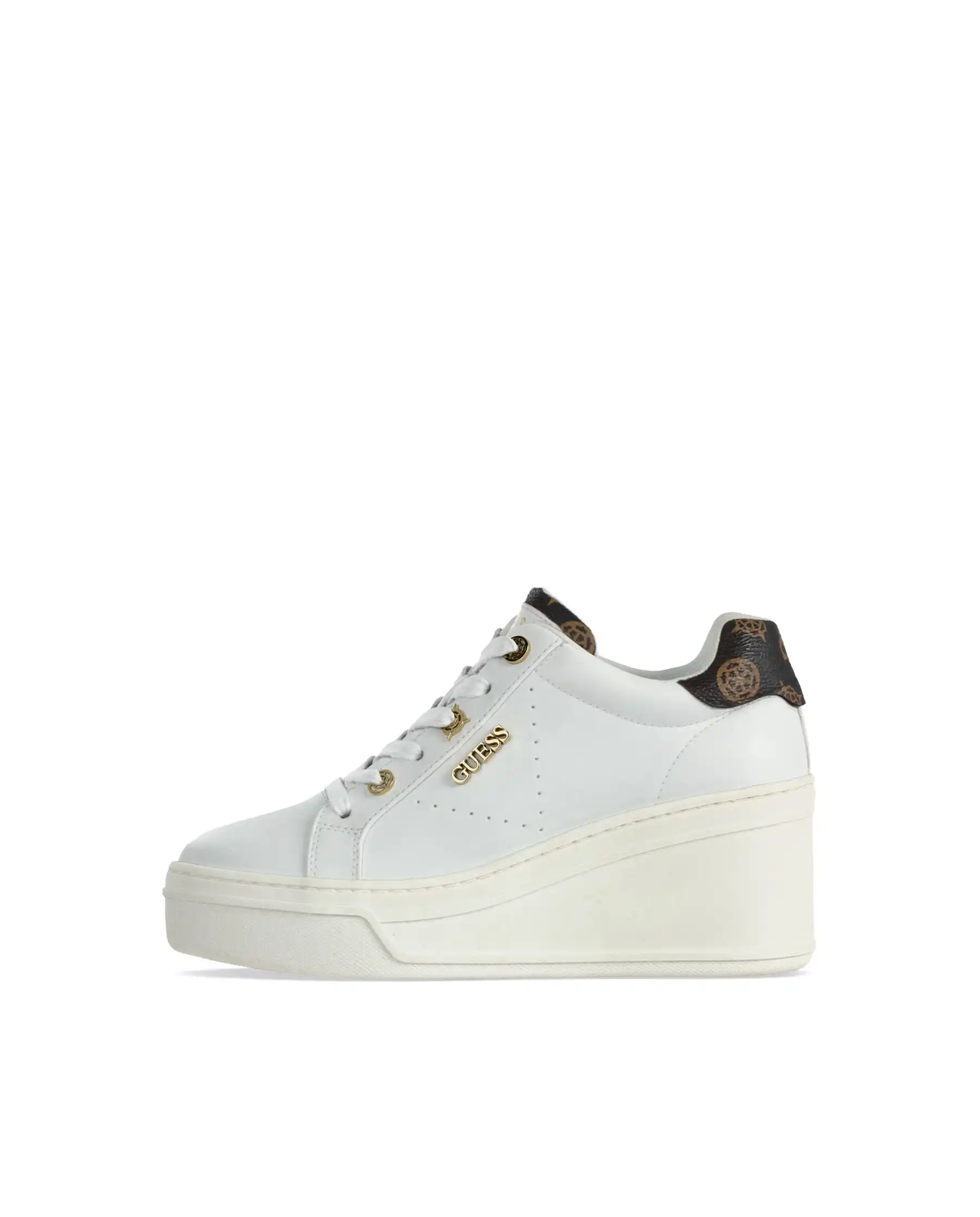 GUESS SNEAKERS ALTE ROAZY BIANCO