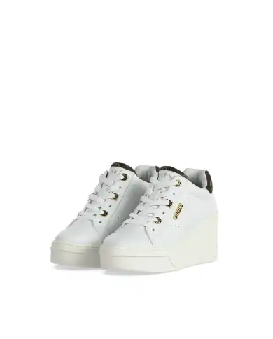 GUESS SNEAKERS ALTE ROAZY BIANCO