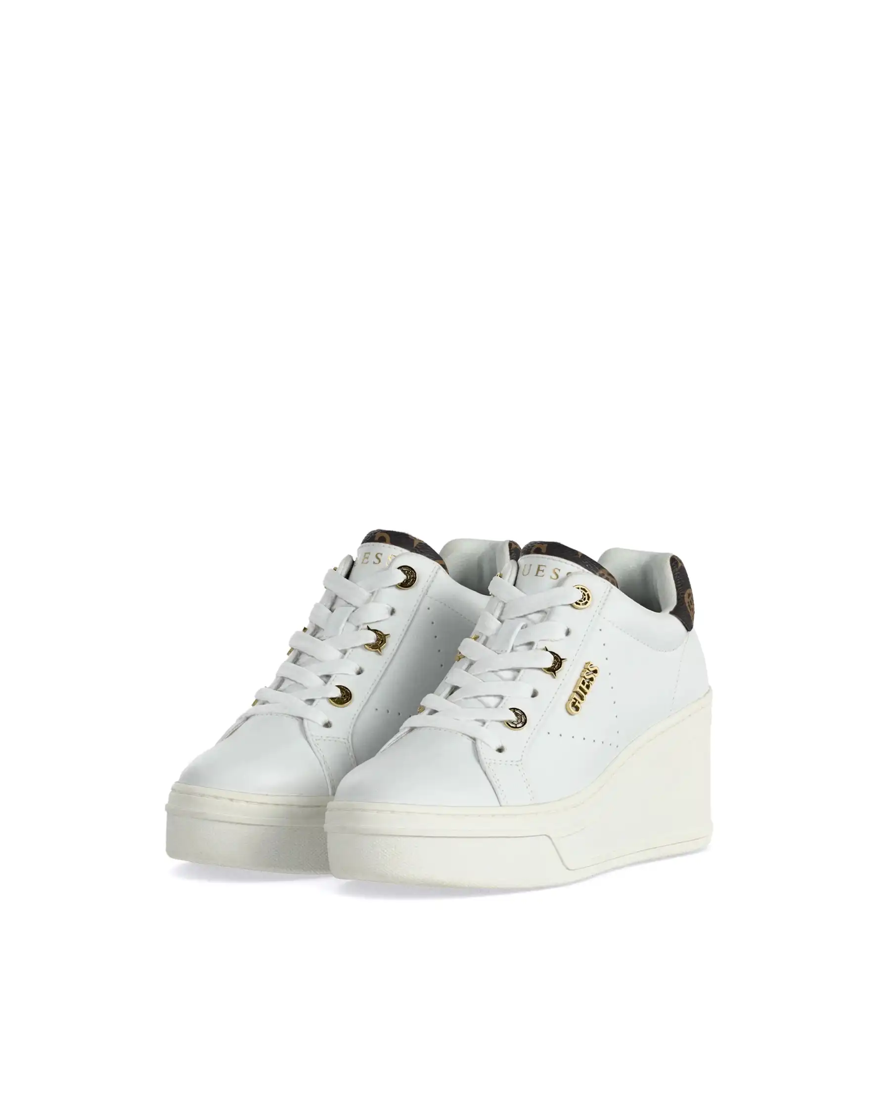 GUESS SNEAKERS ALTE ROAZY BIANCO
