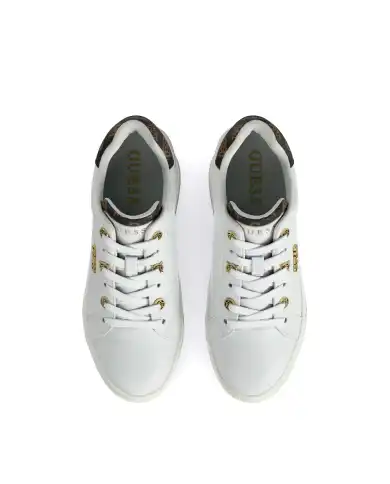 GUESS SNEAKERS ALTE ROAZY BIANCO