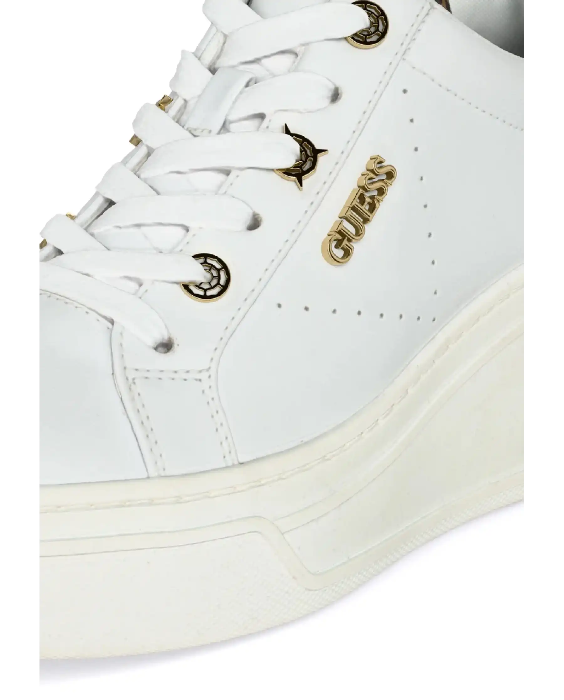 GUESS SNEAKERS ALTE ROAZY BIANCO