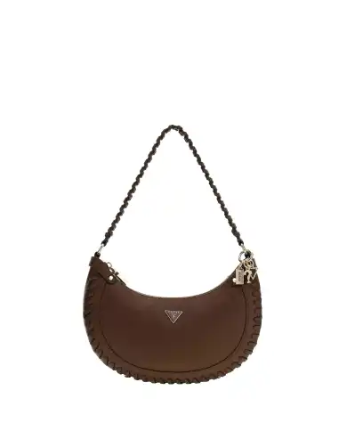 GUESS BORSA PETRA HOBO SHOULDER MARRONE