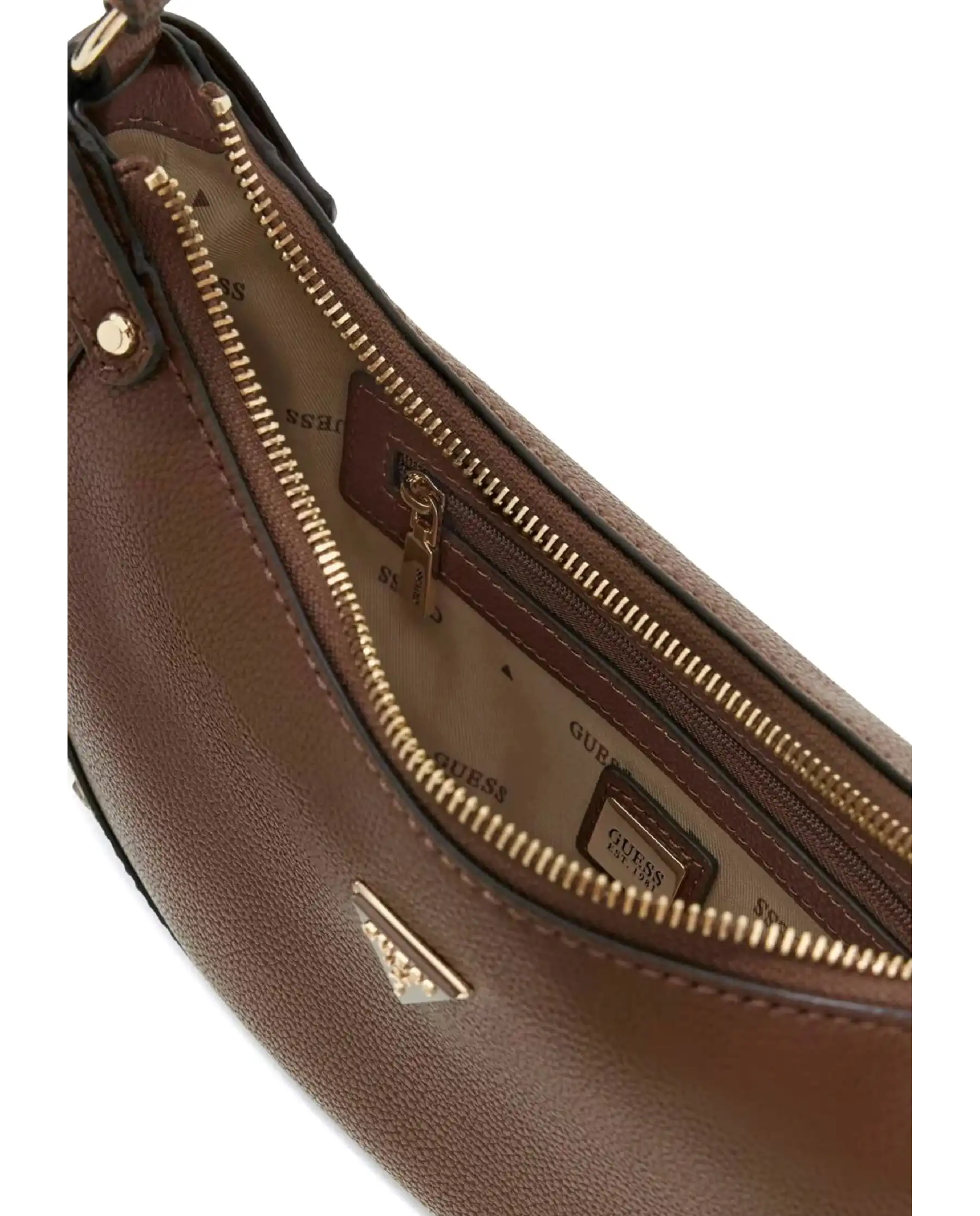 GUESS BORSA PETRA HOBO SHOULDER MARRONE