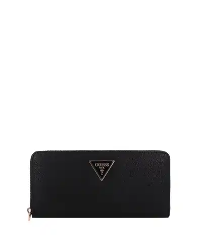 GUESS PORTAFOGLIO LAUREL II SLG LARGE NERO