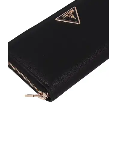 GUESS PORTAFOGLIO LAUREL II SLG LARGE NERO