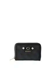 GUESS PORTAFOGLIO LINDSEY SLG MEDIUM NERO
