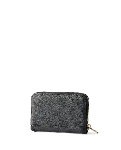 GUESS PORTAFOGLIO LINDSEY SLG MEDIUM NERO