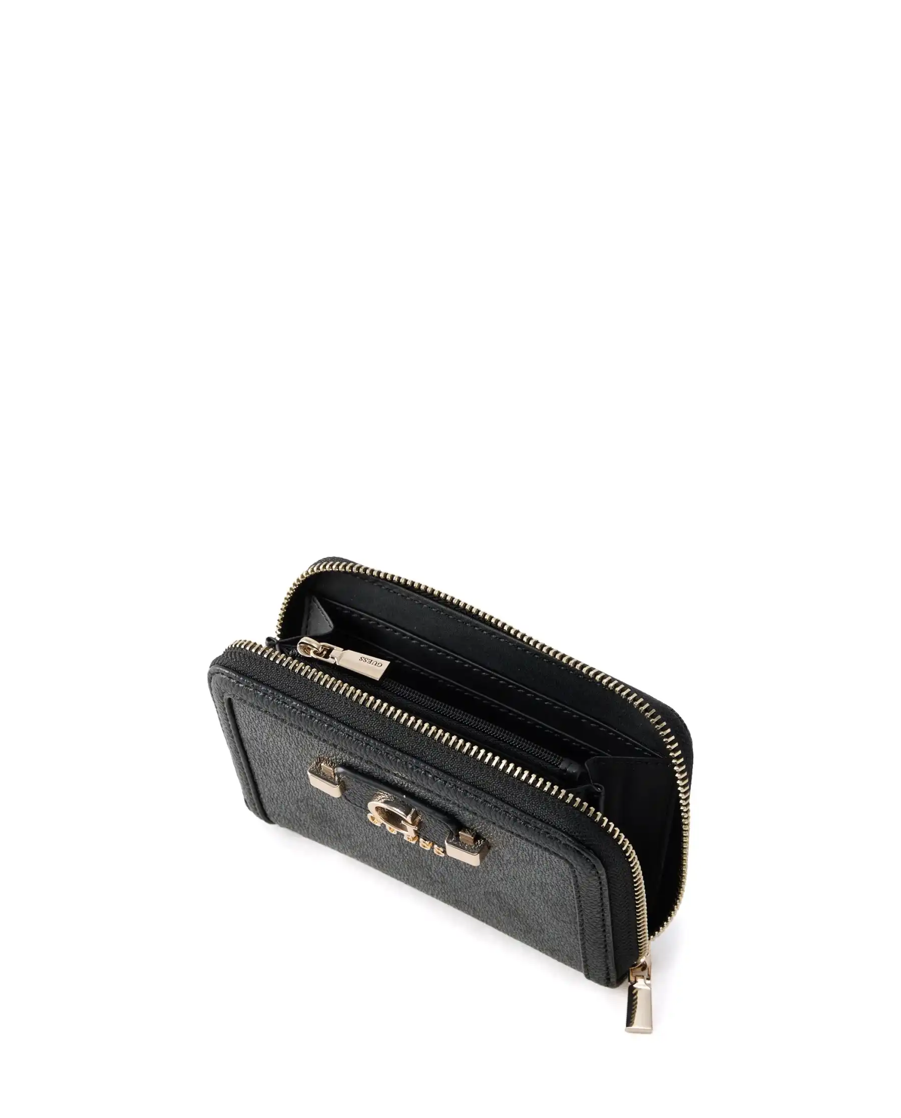 GUESS PORTAFOGLIO LINDSEY SLG MEDIUM NERO