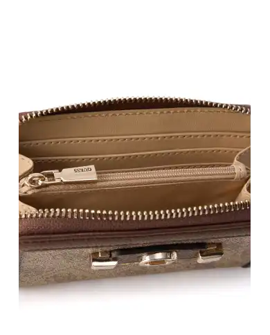 GUESS PORTAFOGLIO LINDSEY SLG MEDIUM BEIGE