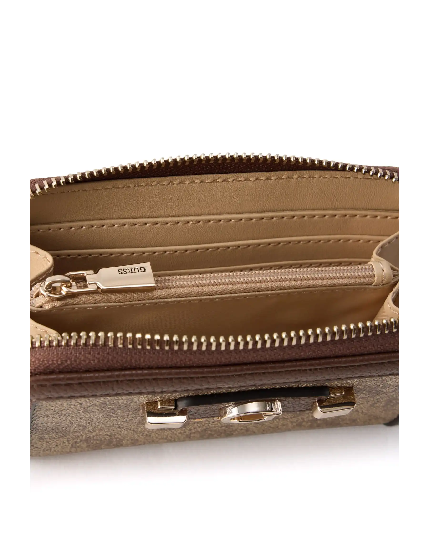 GUESS PORTAFOGLIO LINDSEY SLG MEDIUM BEIGE