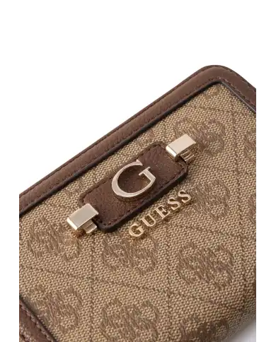 GUESS PORTAFOGLIO LINDSEY SLG MEDIUM BEIGE