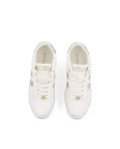 GUESS SNEAKERS BARLIE BIANCO