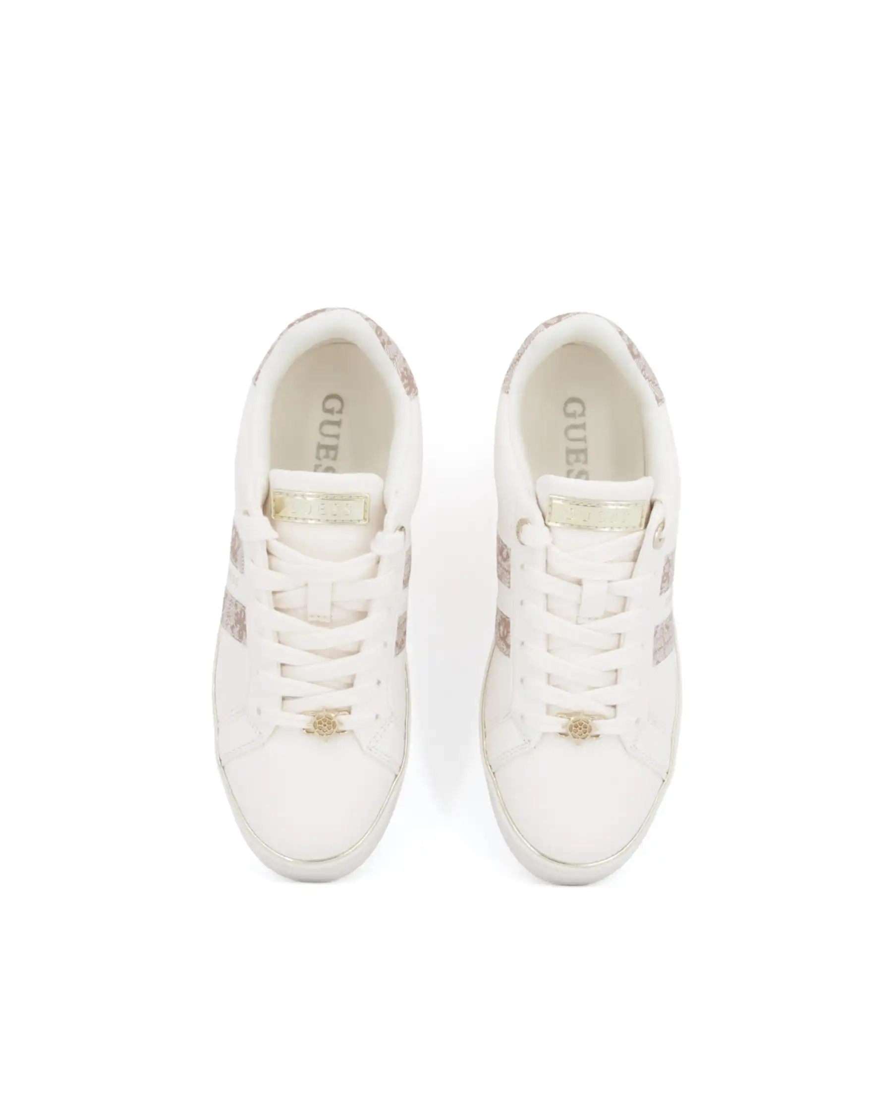 GUESS SNEAKERS BARLIE BIANCO
