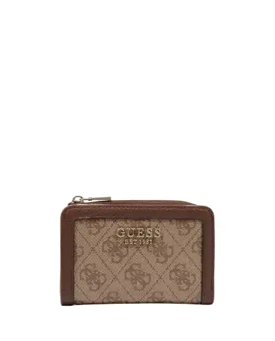 GUESS PORTAFOGLIO LINDSEY SLG CARD CASE BEIGE
