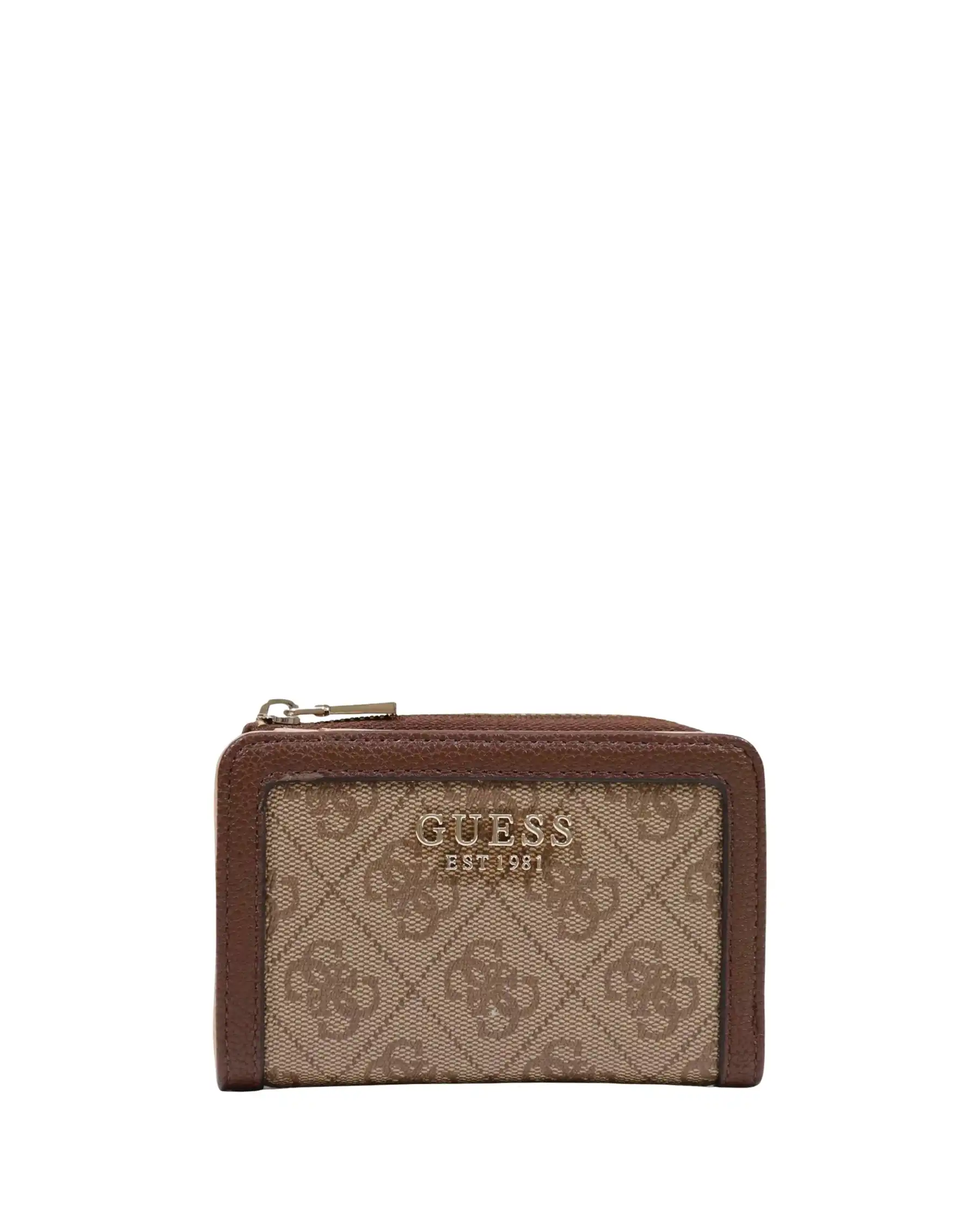 GUESS PORTAFOGLIO LINDSEY SLG CARD CASE BEIGE